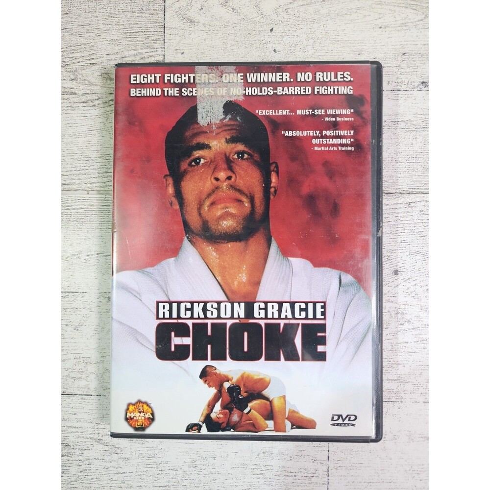 Rickson Gracie Choke DVD MMA Documentary Vale Tudo No Rules Bjj RARE